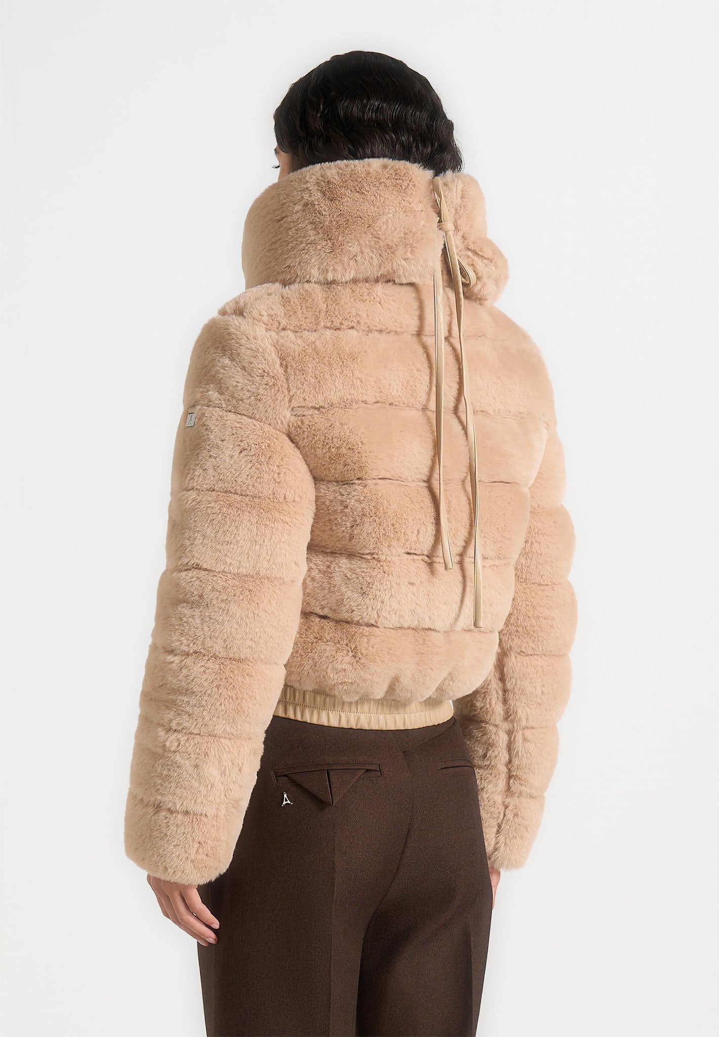 ama-plush-ribbed-jacket-with-neck-scarf-beige