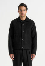 michel-suede-jacket-with-revere-collar-black