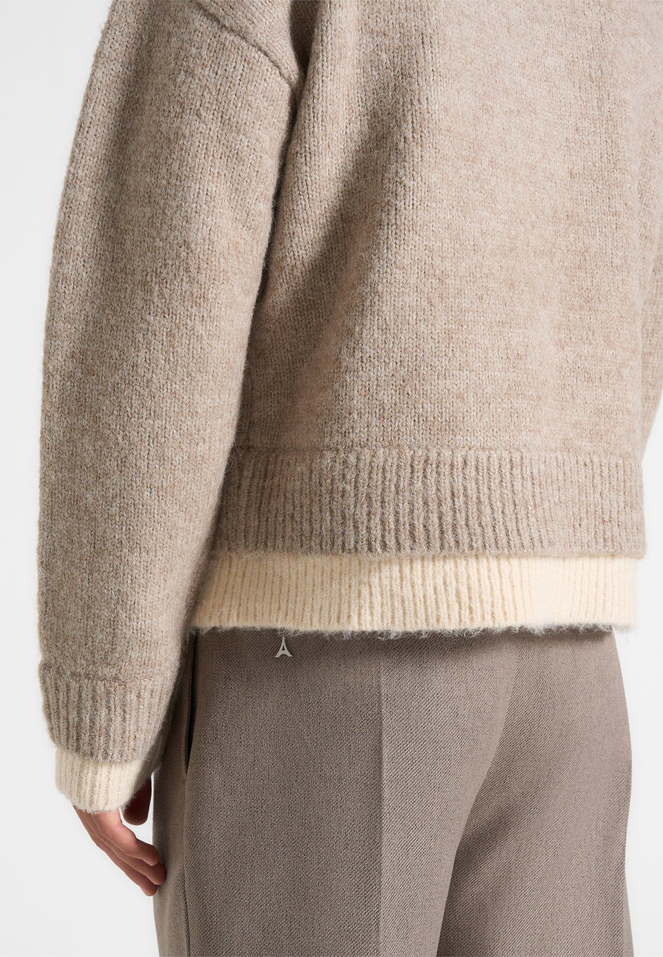 jacques-unisex-double-layer-v-neck-knit-jumper-beige-cream