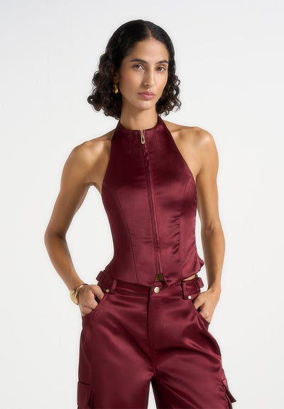 claudette-satin-halterneck-backless-top-wine-red