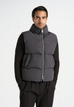 Eric - 2-in-1 Puffer/Gilet Jacket - Grey