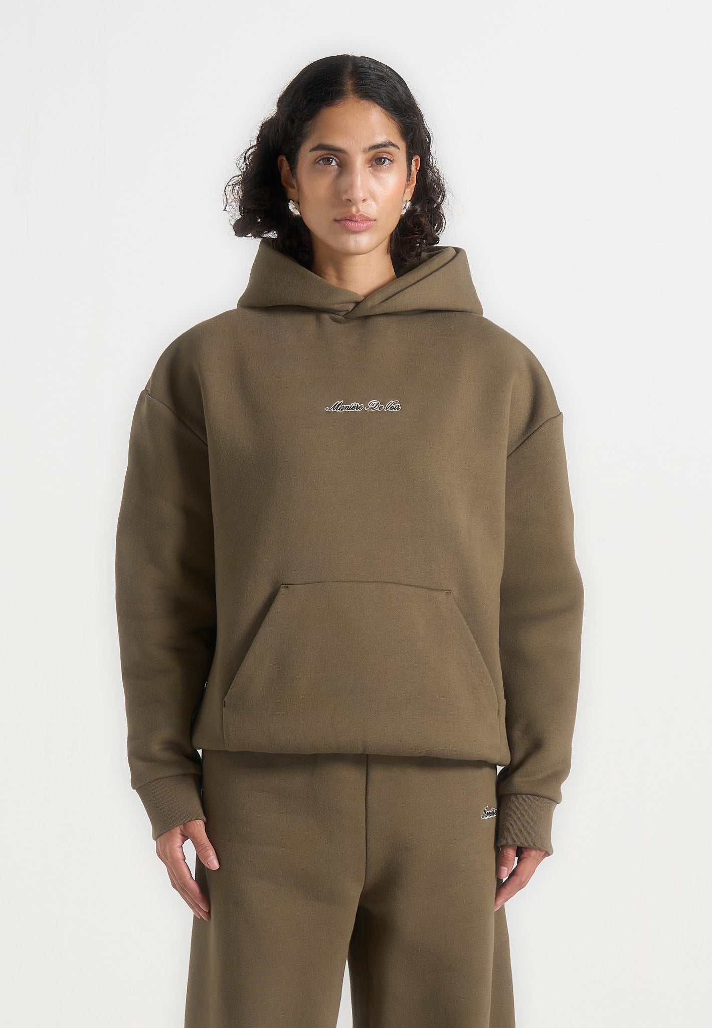 JS001 - Unisex Signature Relaxed Fit Hoodie - Olive