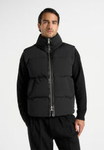 Eric - 2-in-1 Puffer/Gilet Jacket - Black
