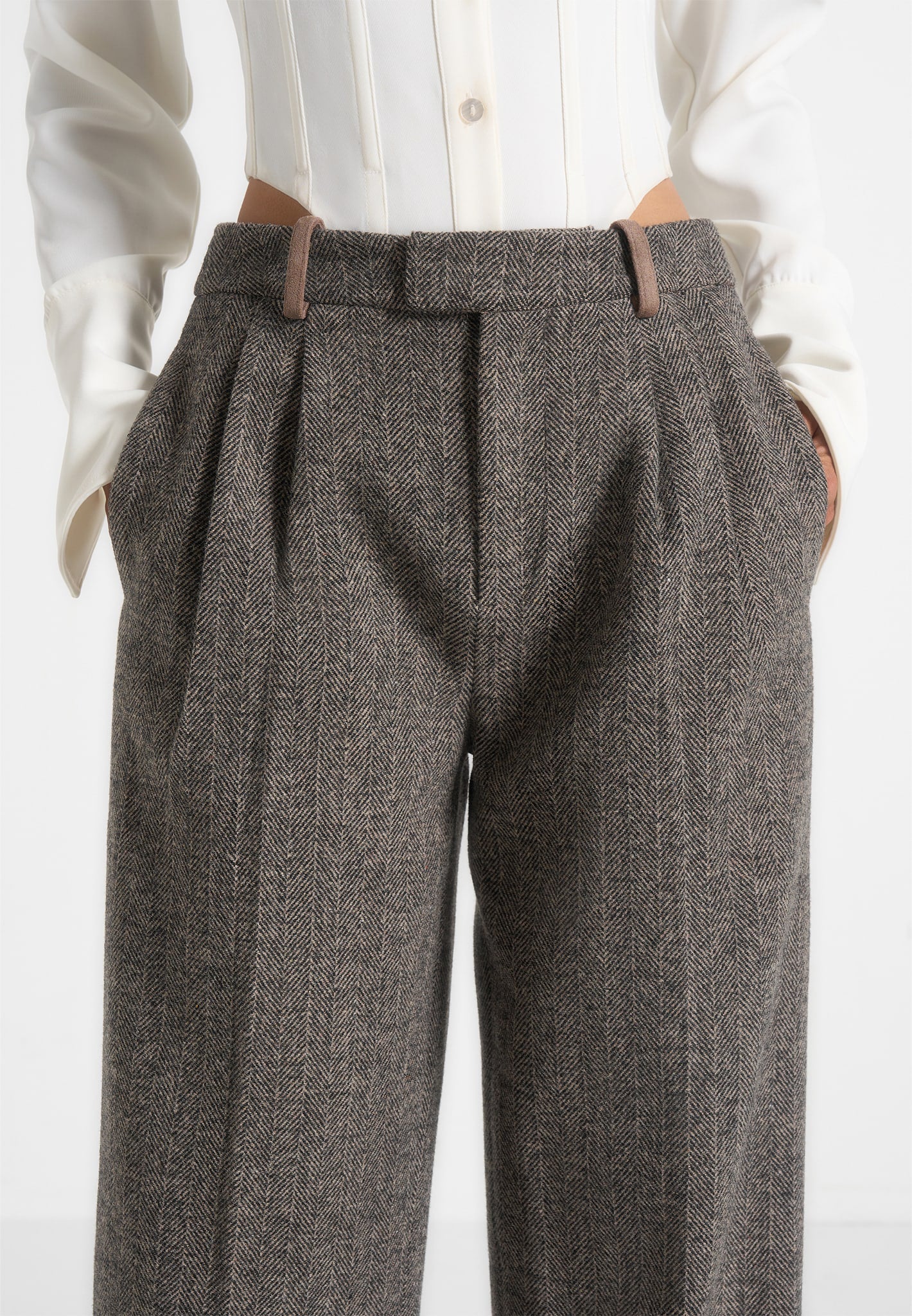 julie-herringbone-wool-twin-pleat-trousers-grey