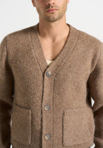 Aldo - Wool Knit Cardigan - Taupe