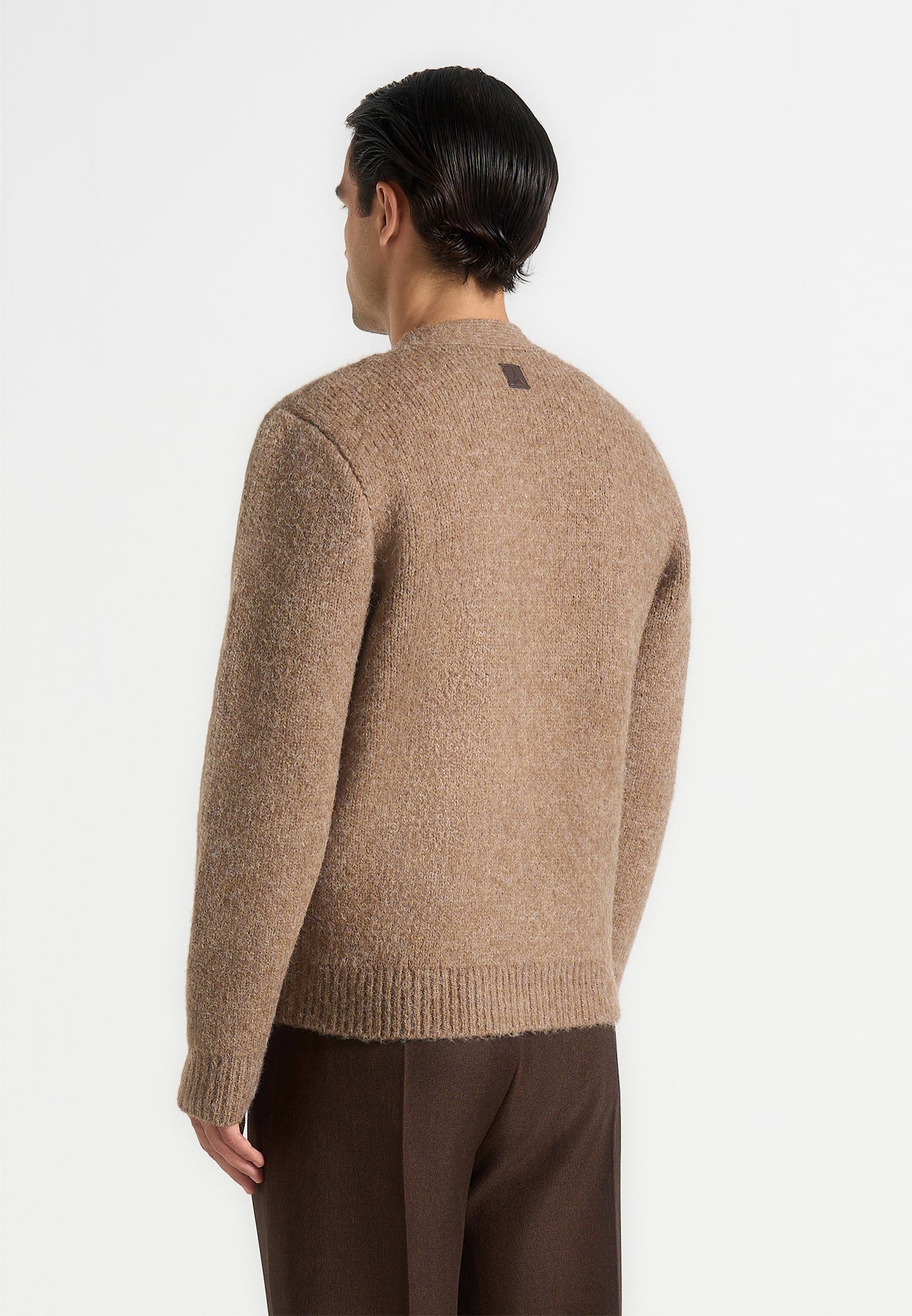 Aldo - Wool Knit Cardigan - Taupe