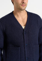 Aldo - Wool Knit Cardigan - Navy