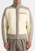 rene-colour-block-zip-through-cardigan-cream-beige