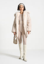 faux-fur-longline-coat-beige