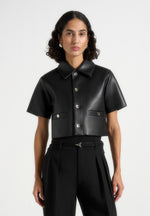 dory-leather-cropped-shirt-black