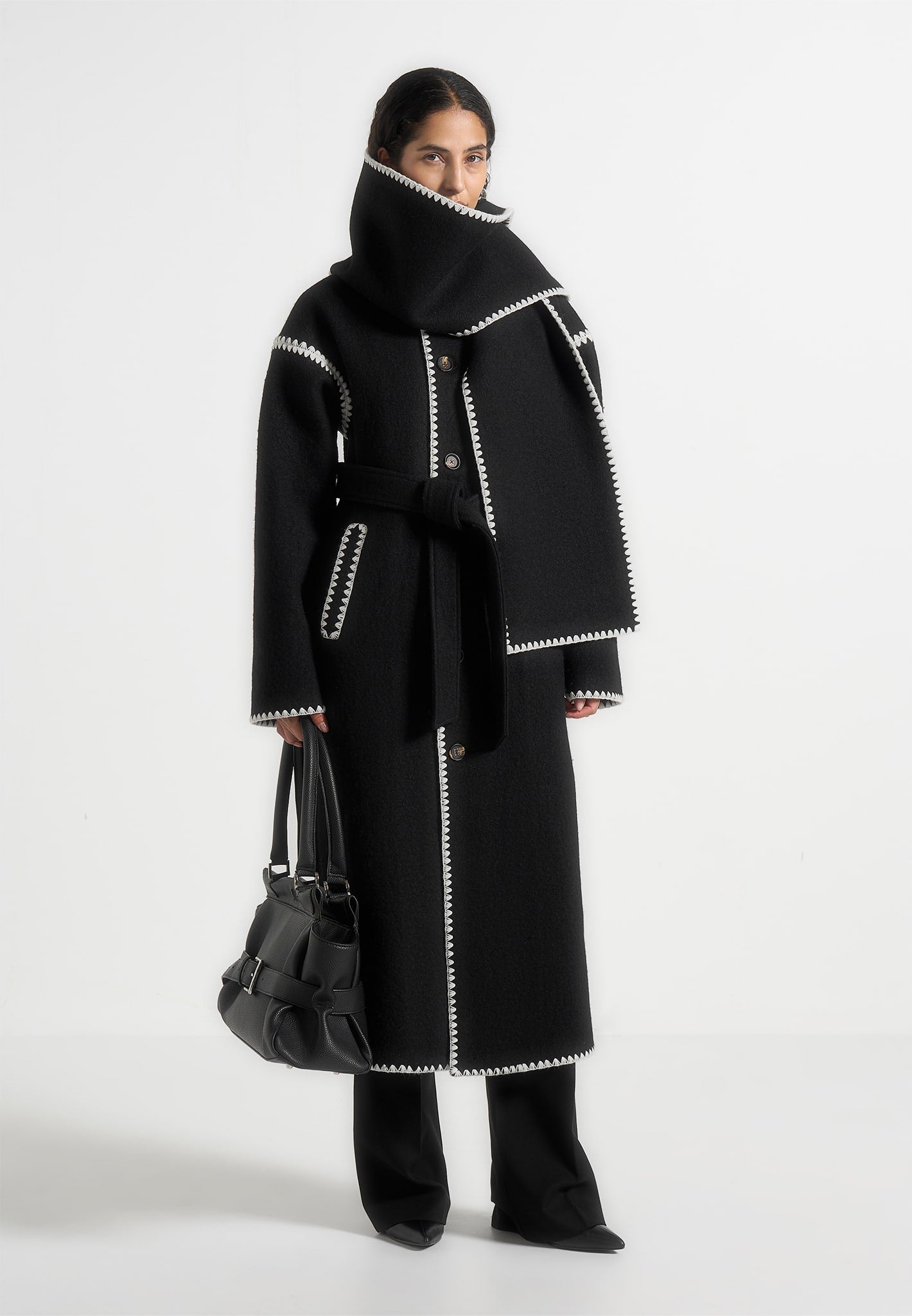 elora-wool-blanket-stitch-belted-longline-coat-black 