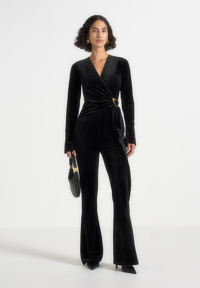 solel-velour-wrap-jumpsuit-black