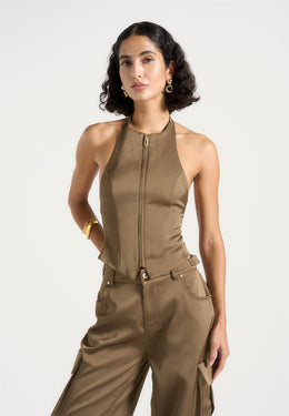 claudette-satin-halter-backless-top-dark-olive