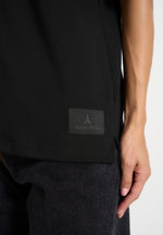 TS007 - Unisex Relaxed Fit Cotton T-Shirt - Black