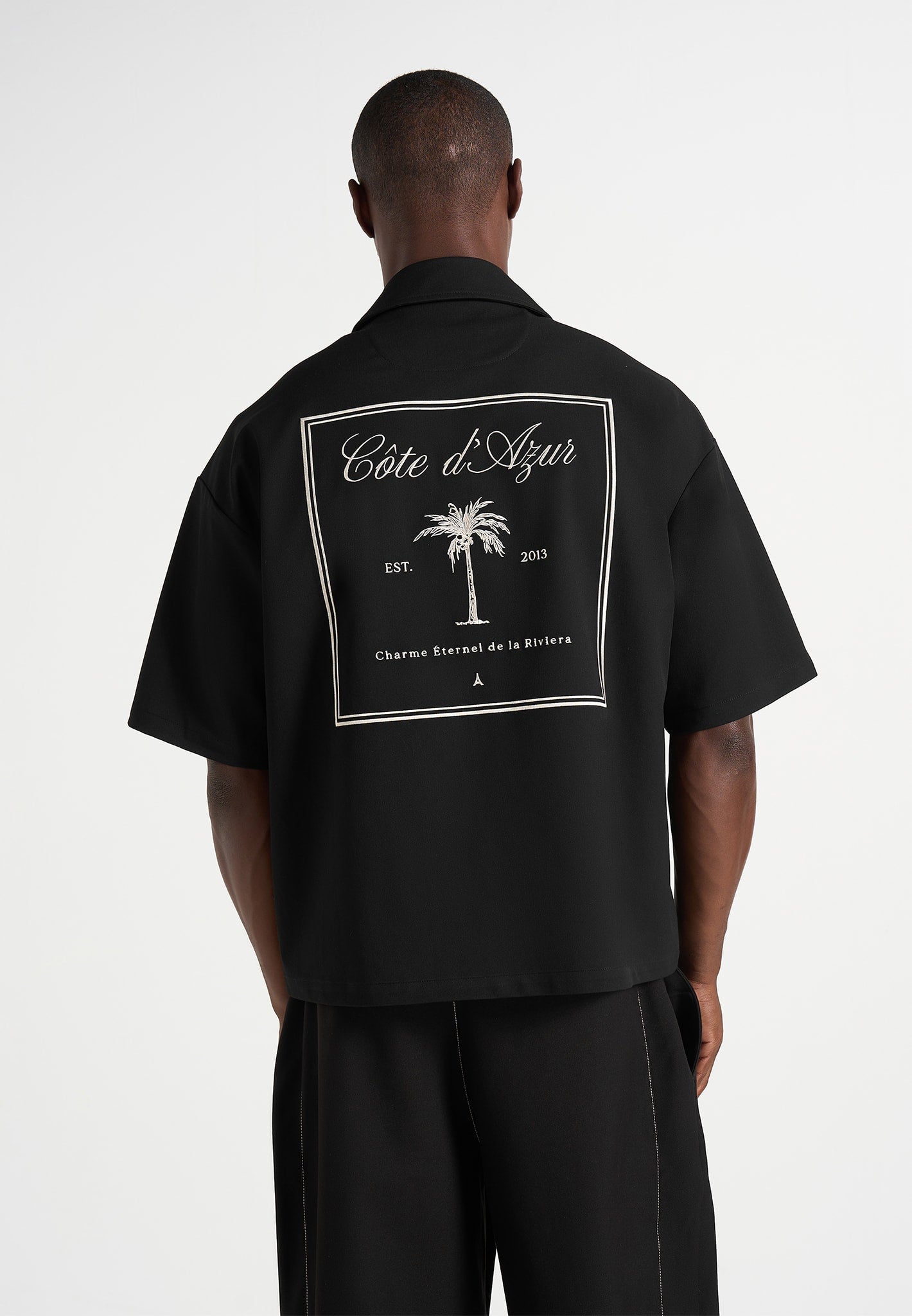 alexis-unisex-cote-dazur-boxy-shirt-black