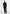 KW003 - Fitted Mock Neck Wool-Blend Sweater - Black