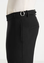 Hubert - Slim Fit Tailored Pants - Black