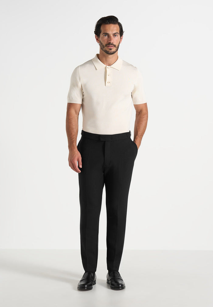 Hubert - Slim Fit Tailored Pants - Black