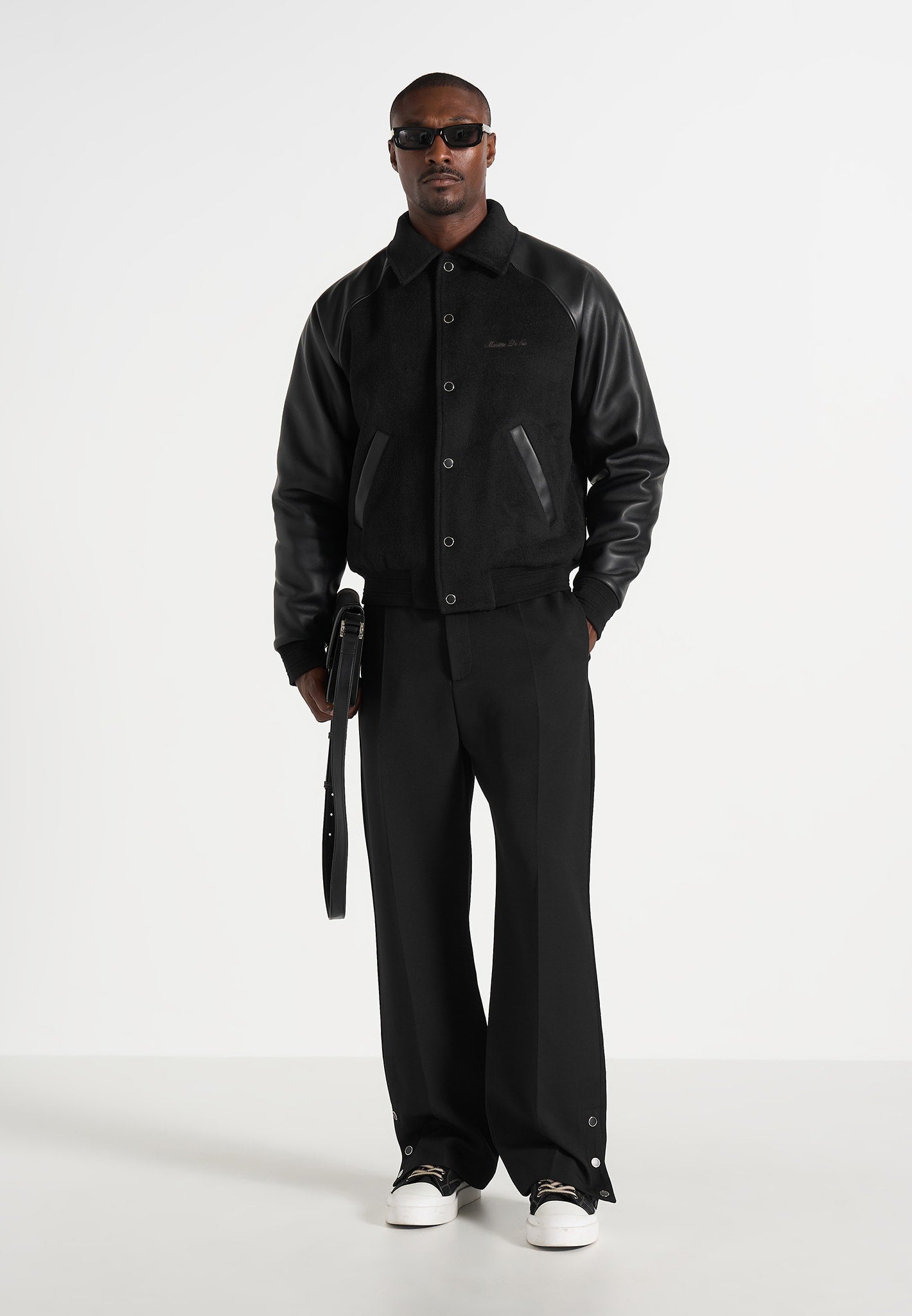 olivier-wool-and-leather-raglan-varsity-jacket-black