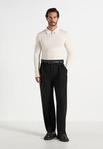 merino-wool-long-sleeve-polo-top-with-zip-off-white