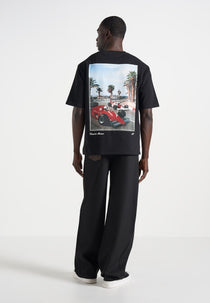 Kian - Circuit De Monaco Cotton T-Shirt - Black