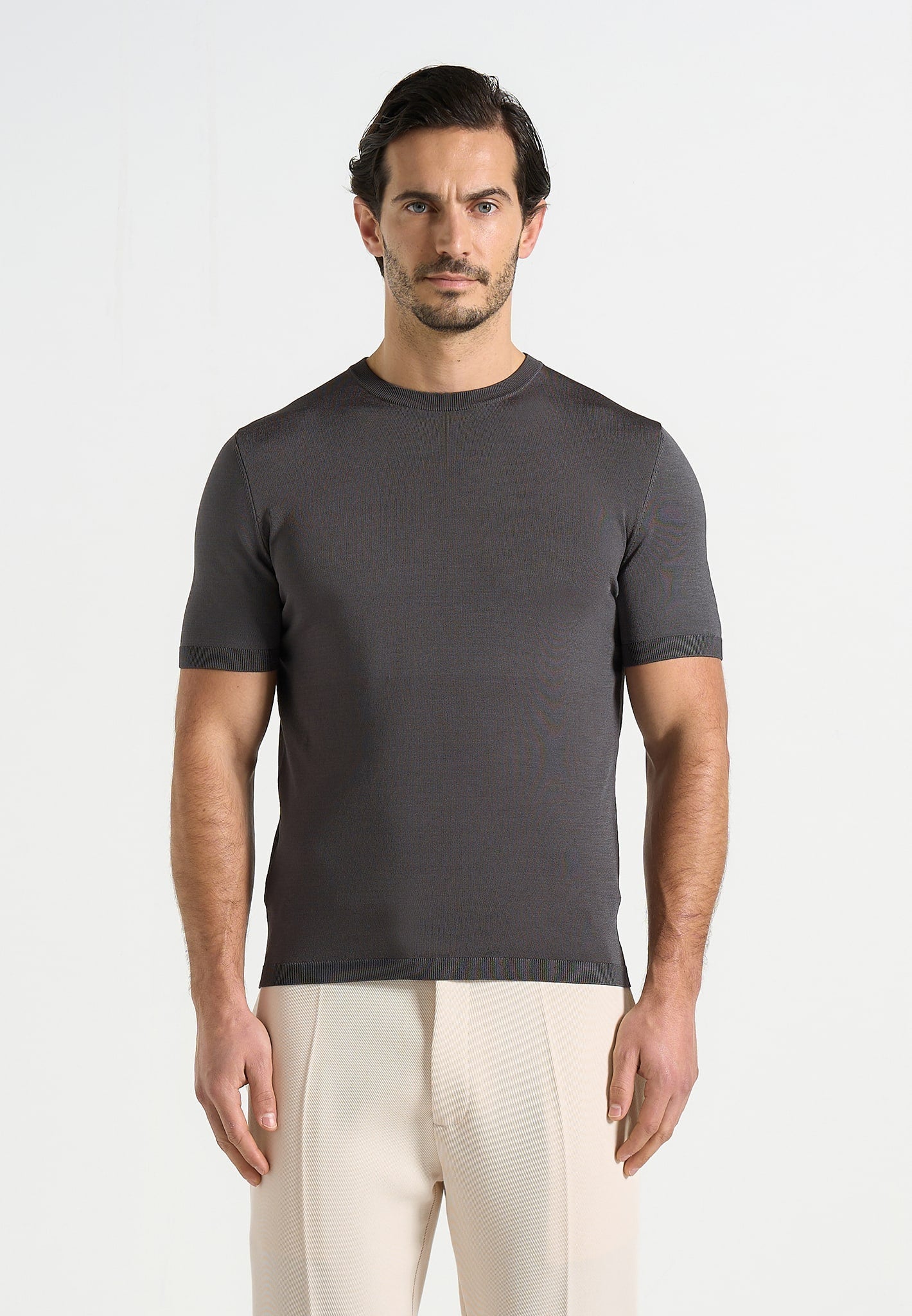 ellis-luxe-knitted-t-shirt-charcoal