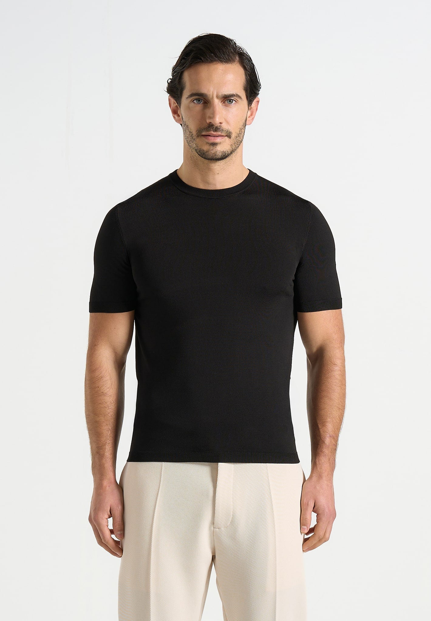 ellis-luxe-knitted-t-shirt-black