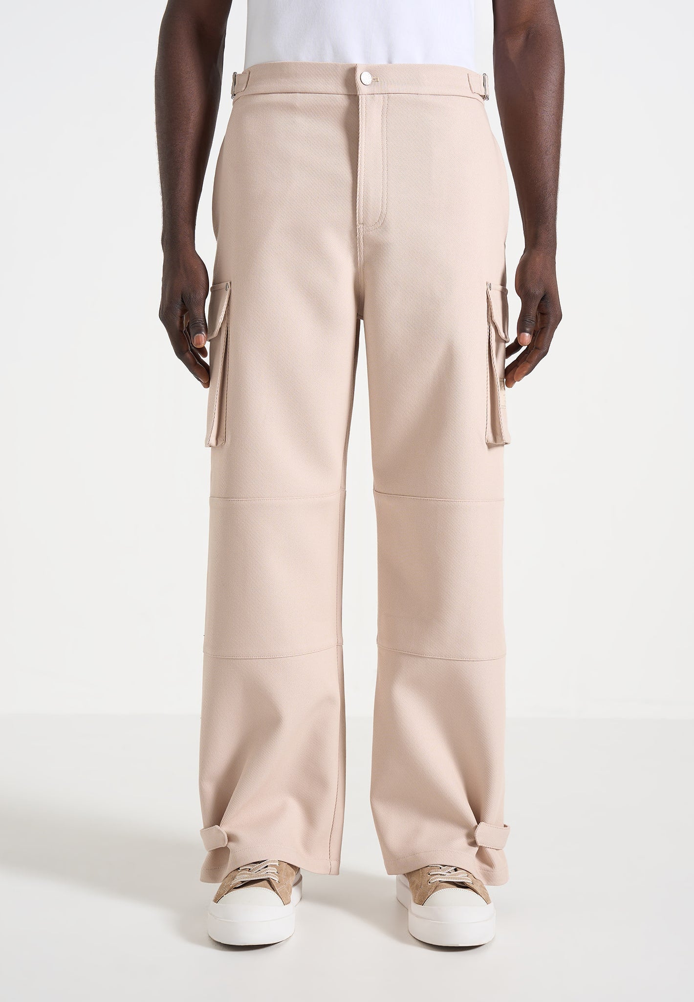mathis-twill-signature-wide-leg-cargo-trousers-beige 
