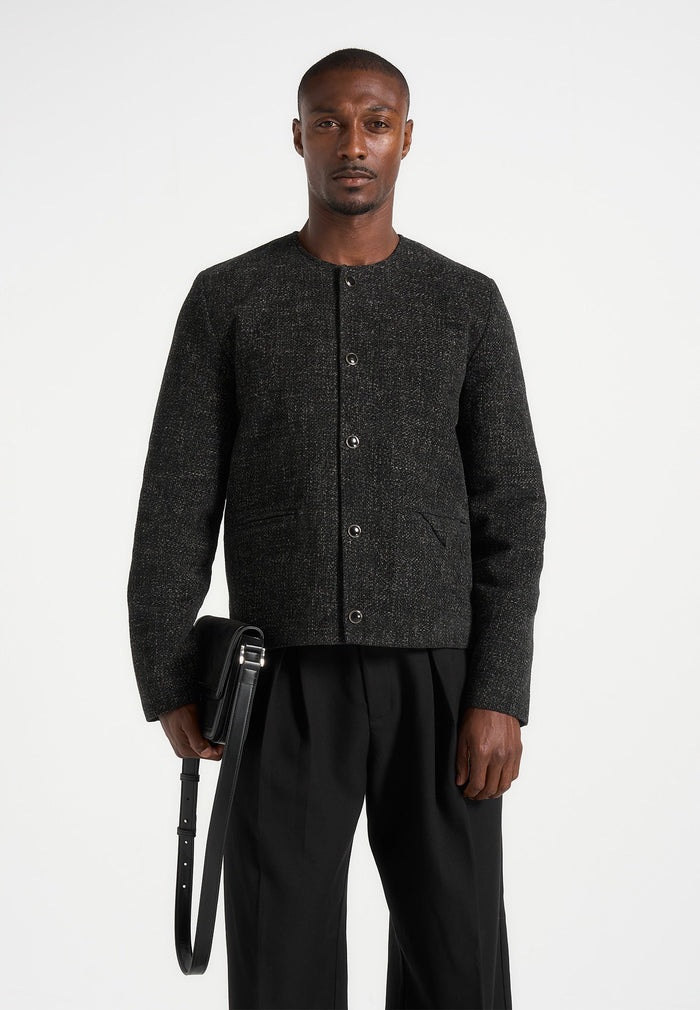 Melvin - Textured Jacket - Black