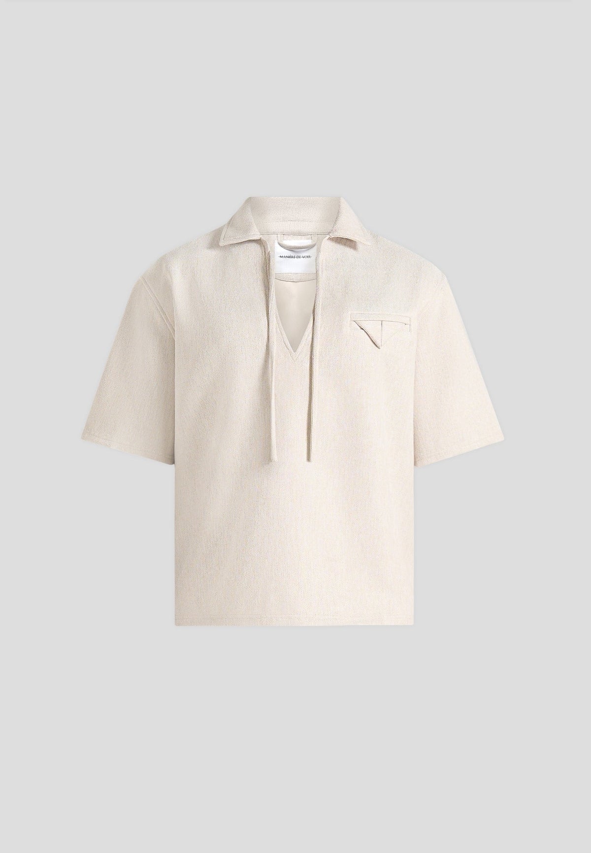 norbert-open-collar-textured-drawstring-shirt-cream