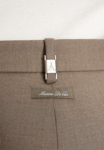 Dorian - Pleated Tailored Pants - Khaki