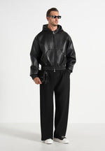 unisex-leather-cropped-hoodie-black1