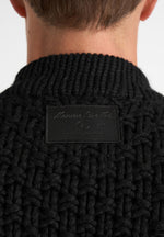 darel-speckled-knit-bomber-jacket-black