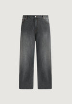 DN002 - Relaxed Fit Washed Jean - Charcoal Grey