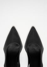 Sling Back Eiffel Heel - Black
