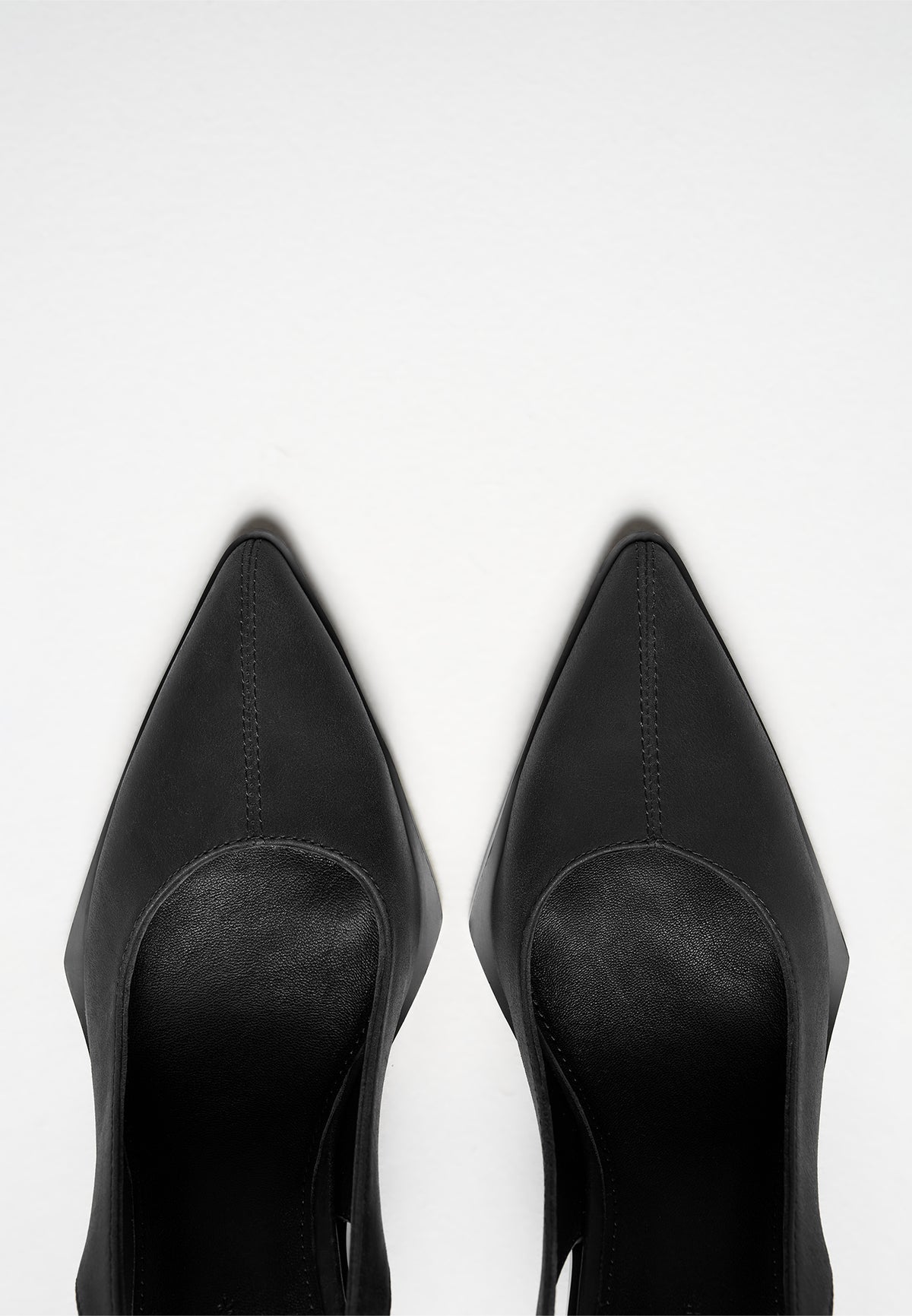 Sling Back Eiffel Heel - Black