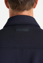 Kairo - Neoprene Trucker Jacket - Navy