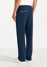Signature Piped Track Pants - Dark Navy