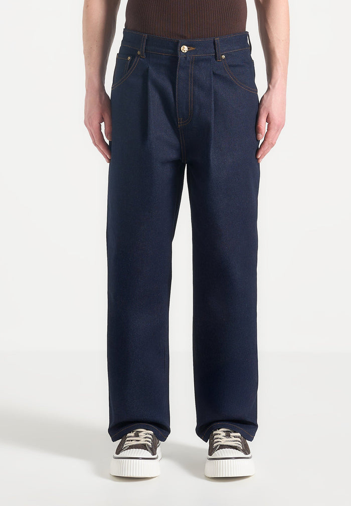 arnault-pleated-denim-jeans-indigo