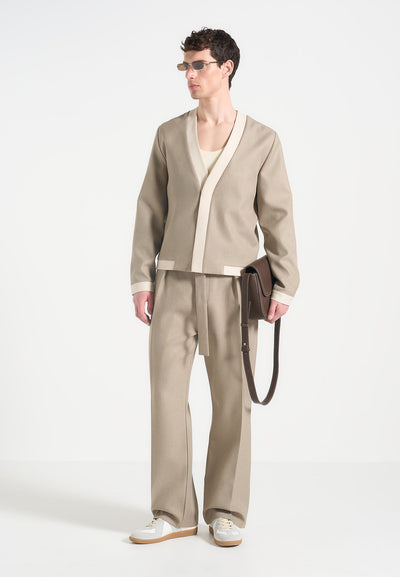 tailored-cardigan-with-contrast-placket-beige