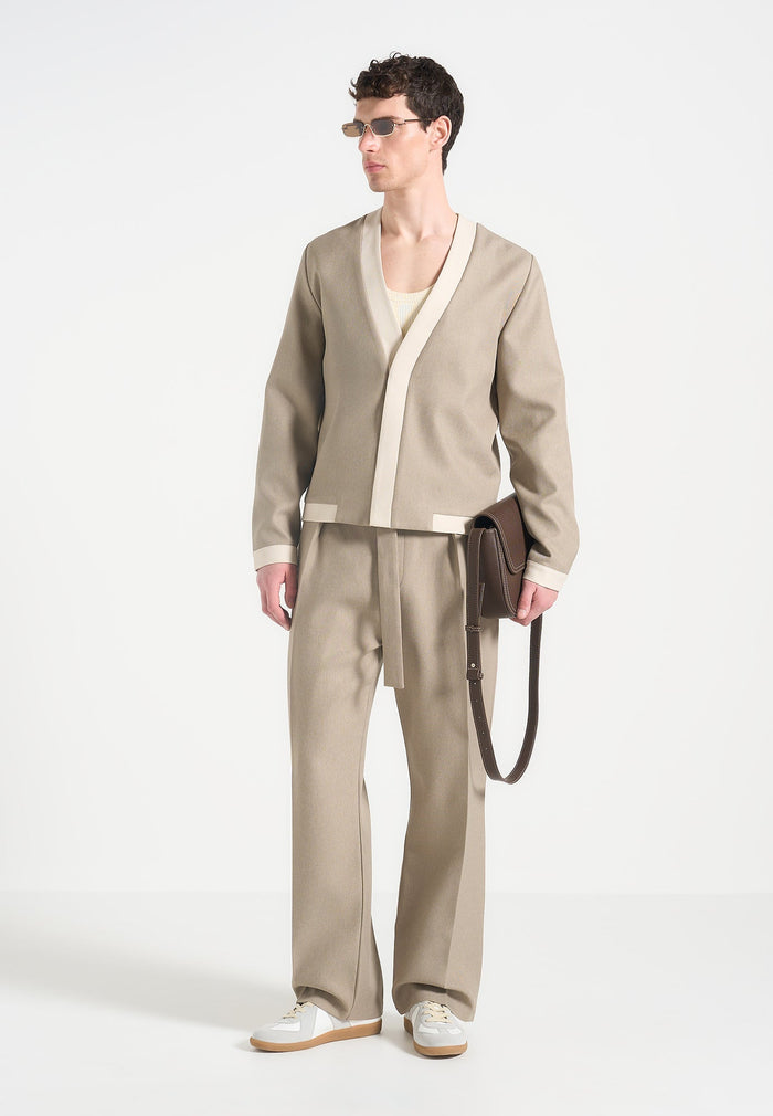 tailored-cardigan-with-contrast-placket-beige