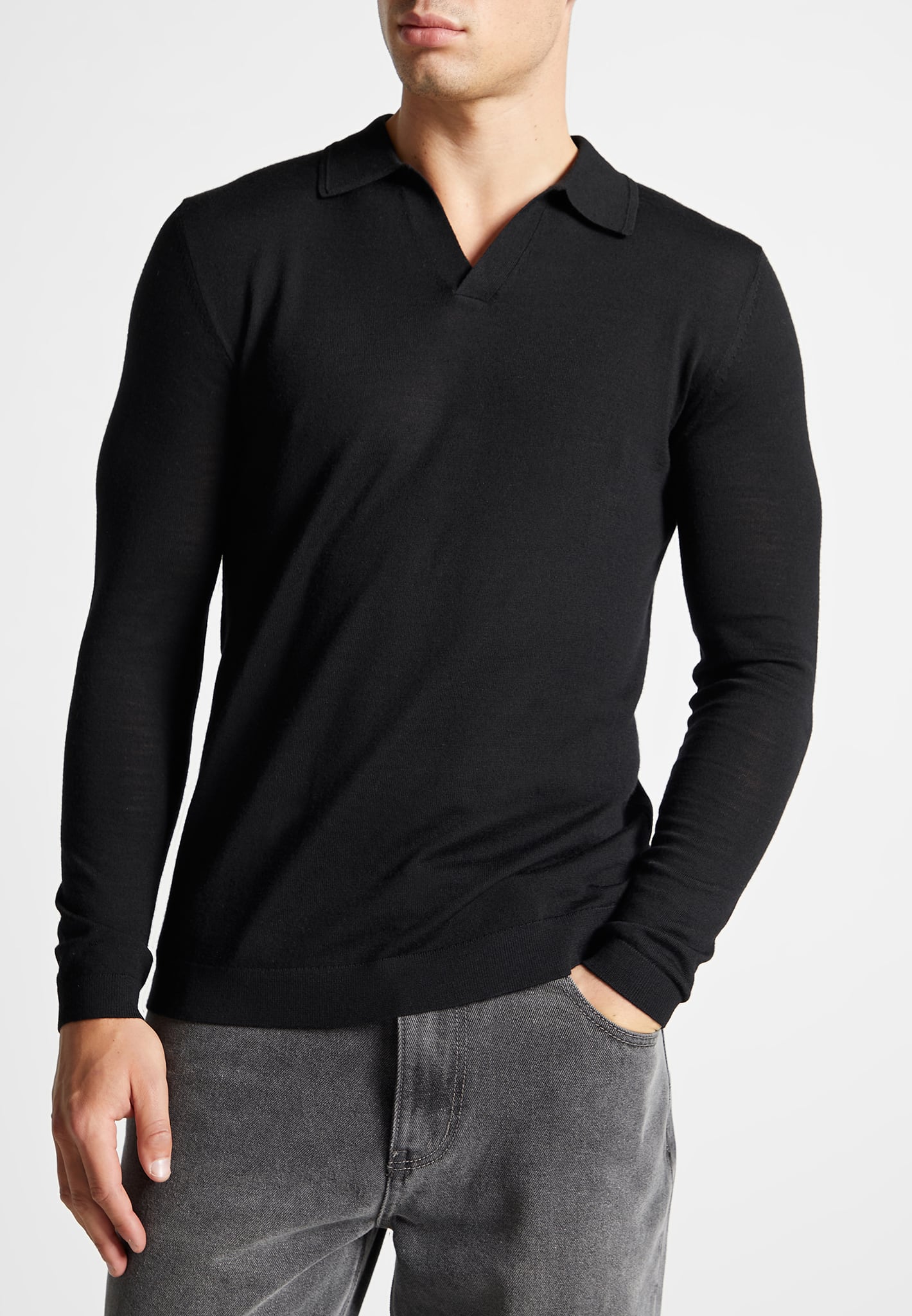merino-wool-long-sleeve-revere-polo-shirt-black