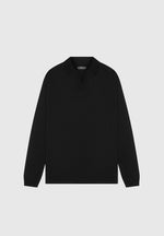 merino-wool-long-sleeve-revere-polo-shirt-black