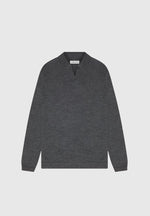 merino-wool-long-sleeve-revere-polo-shirt-grey