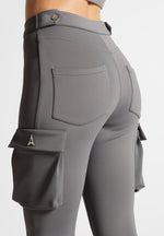 neoprene-cargo-fit-and-flare-leggings-grey