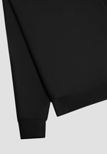 neoprene-regular-fit-crew-neck-jumper-black