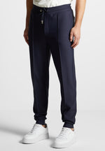 neoprene-tapered-fit-pintuck-joggers-navy