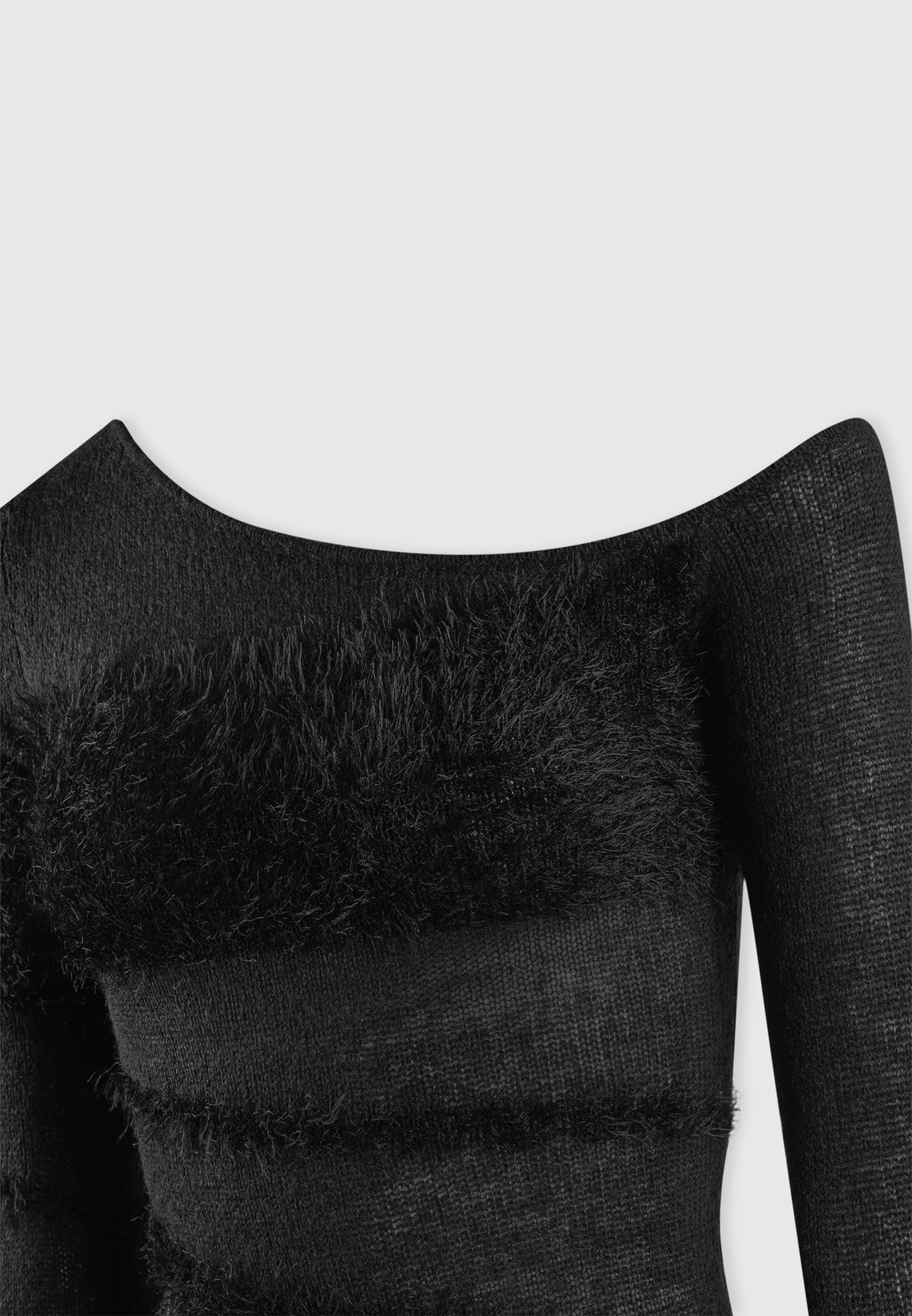 off-shoulder-knitted-midi-dress-black