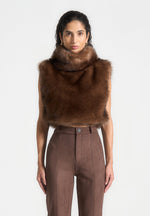 fur-high-neck-jumper-with-ties-brown