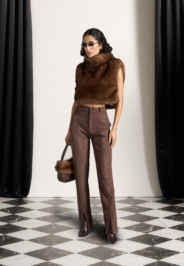 fur-high-neck-jumper-with-ties-brown